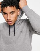 Ps Paul Smith Zebra Logo Hoodie In Gray-grey