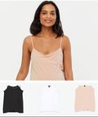 New Look Maternity 3-pack Nursing Tanks In Multi