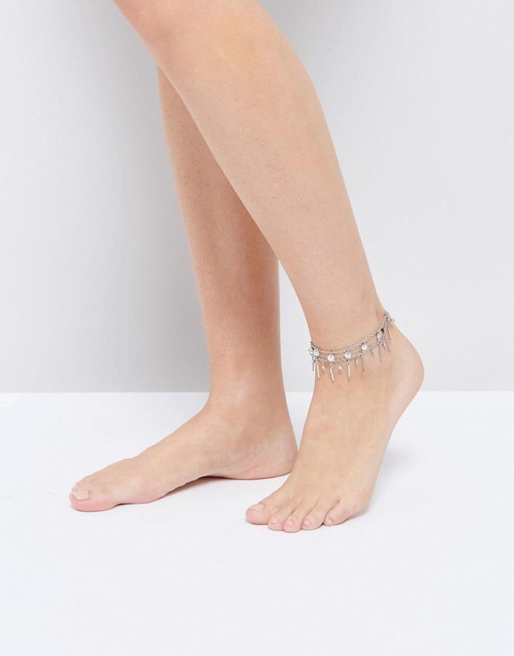 Pieces Multipack Anklets - Silver