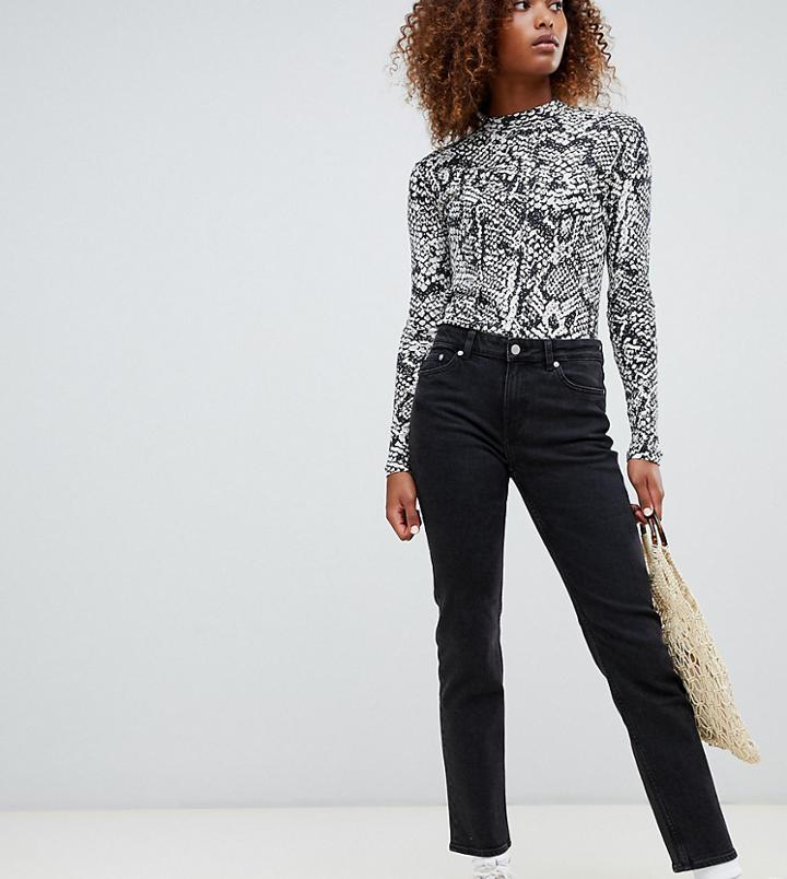 Weekday Mid Rise Slim Straight Jean