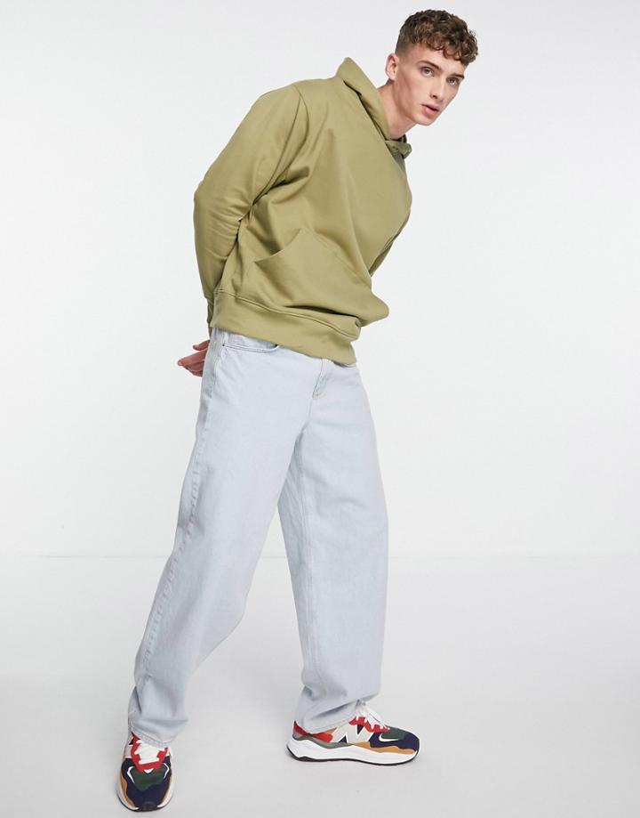 Asos Design Oversized Hoodie In Green - Mgreen
