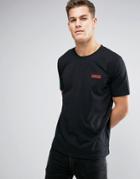 Hugo By Hugo Boss Durned T-shirt Logo Slim Fit In Black - Black