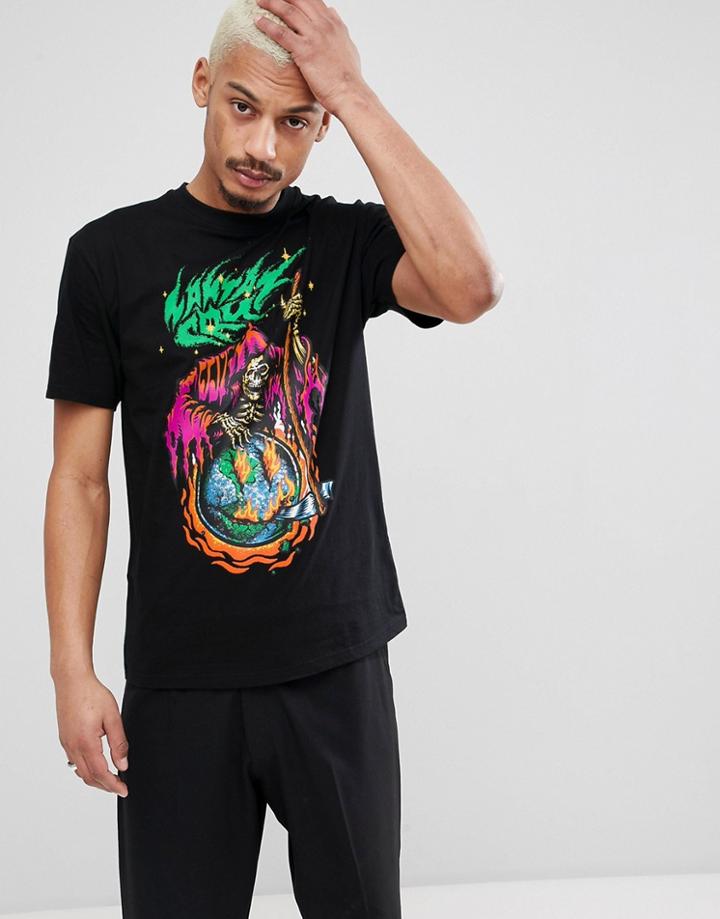 Santa Cruz Smile Now T-shirt In Black - Black