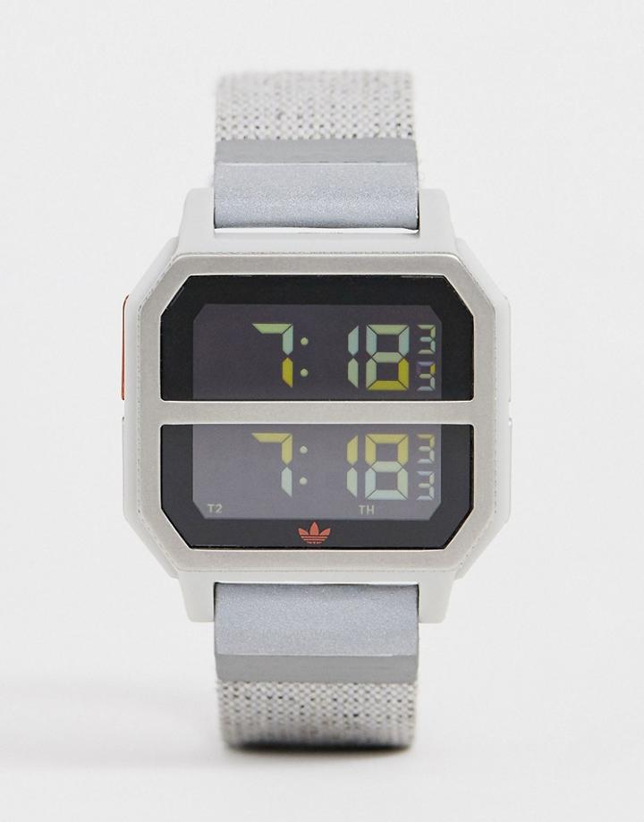 Adidas R2 Archive Watch In Gray