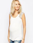 Ripe Maternity Jules Mesh Top - Pink