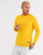 Bershka Sweatshirt In Mustard-yellow