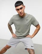 Nike Training Dri-fit T-shirt In Khaki-green