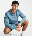 New Look Washed Sweatshirt In Mid Blue - Part Of A Set