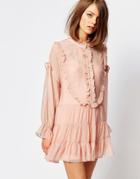 Sister Jane Paloma Ruffle Dress - Pink