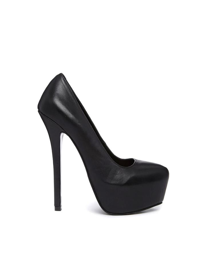 Steve Madden Delirious Black Platform Shoes - Black