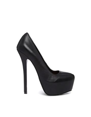 Steve Madden Delirious Black Platform Shoes - Black