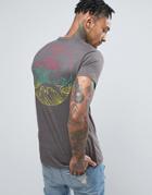 Friend Or Faux El Nino Back Print T-shirt - Gray