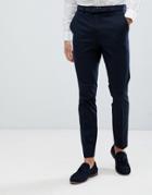Jack & Jones Premium Slim Fit Suit Pants In Navy
