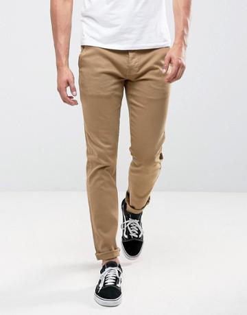 Firetrap Slim Fit Chinos - Brown