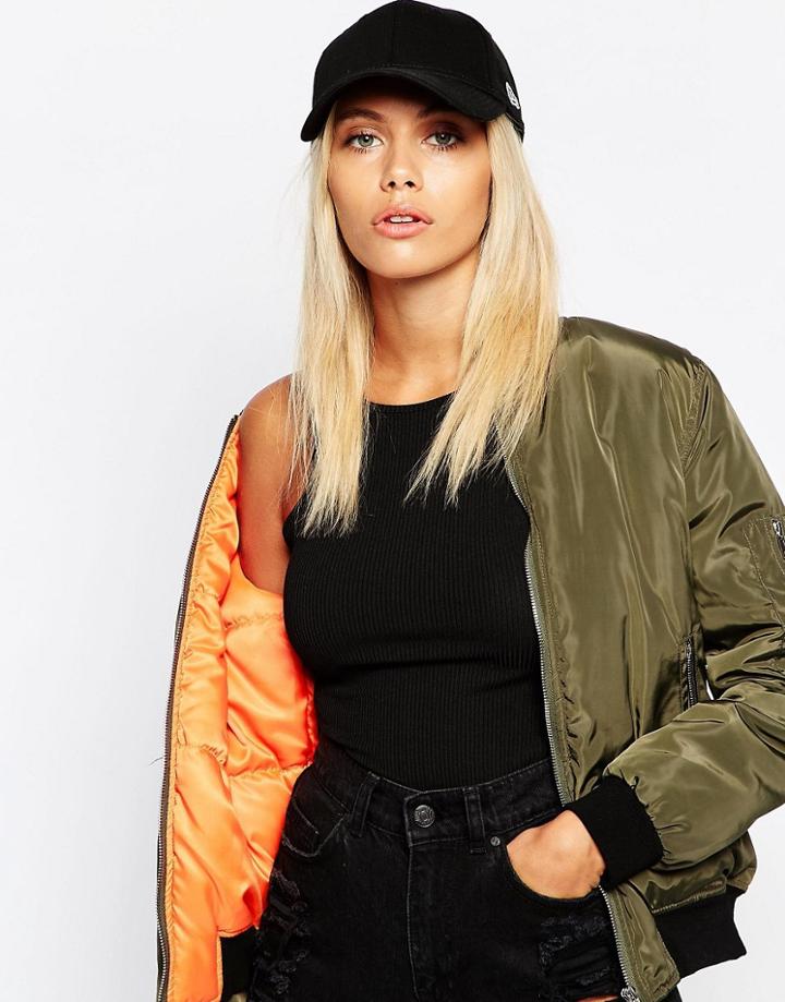 New Era Black Baseball Cap - Black