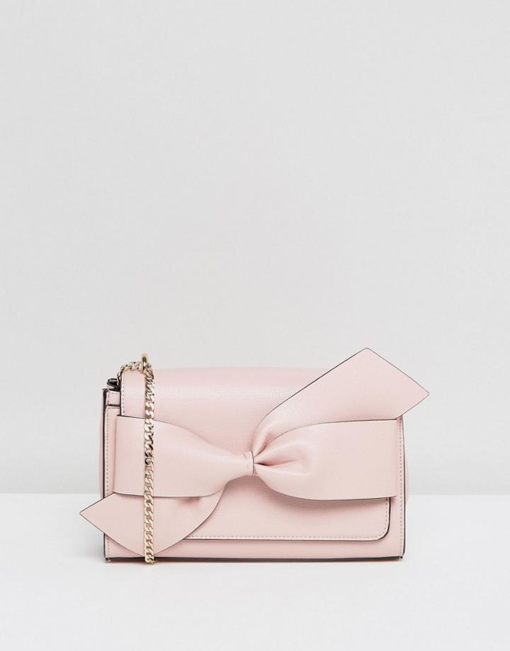 Dune Dhloe Blush Chain Detail Cross Body Bag - Pink
