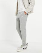 Nike Cuffed Club Sweatpants In Gray Bv2671-063-grey