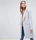 Asos Tall Classic Slim Coat - Gray