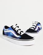 Vans Old Skool Galaxy Sneakers In Black/blue