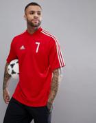 Adidas Soccer Tanip Icon T-shirt In Red Cd8343 - Red