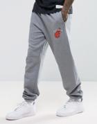 Mitchell & Ness Miami Heat Nba Cuffed Joggers - Gray