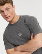 Topman Oversized T-shirt With Dublin Text Embroidery In Gray-grey
