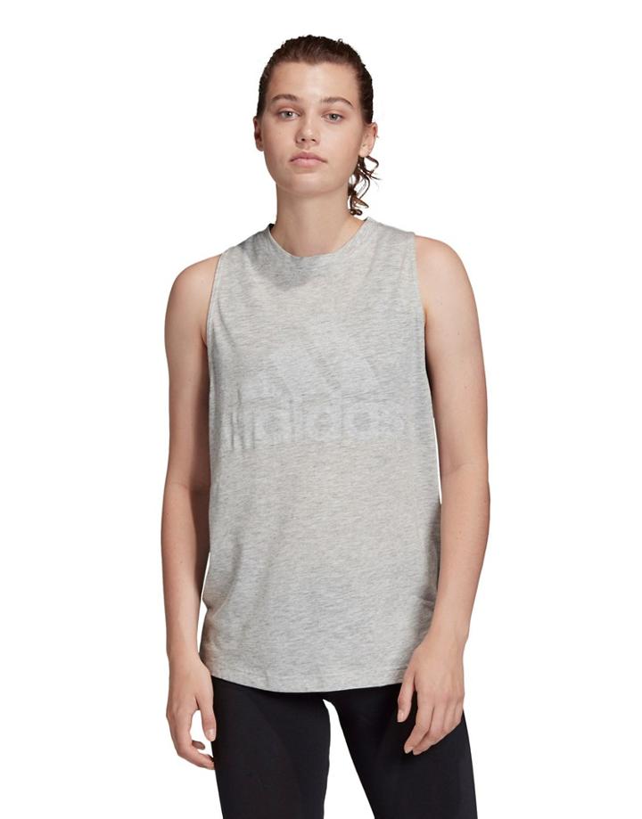 Adidas Sportswear Winners Tank Top In Light Gray-grey