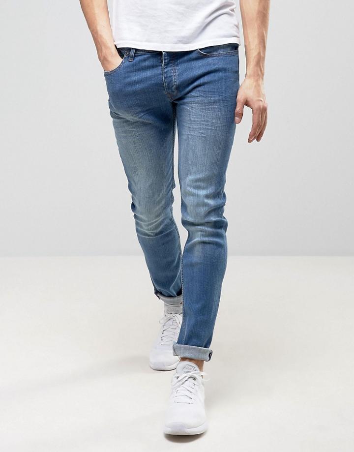 Loyalty And Faith Beattie Skinny Jean In Mid Wash - Blue