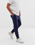 J.crew Mercantile Slim Fit Cuffed Joggers In Navy - Navy