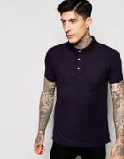 Lindbergh Polo Shirt In Navy In Slim Fit - Navy