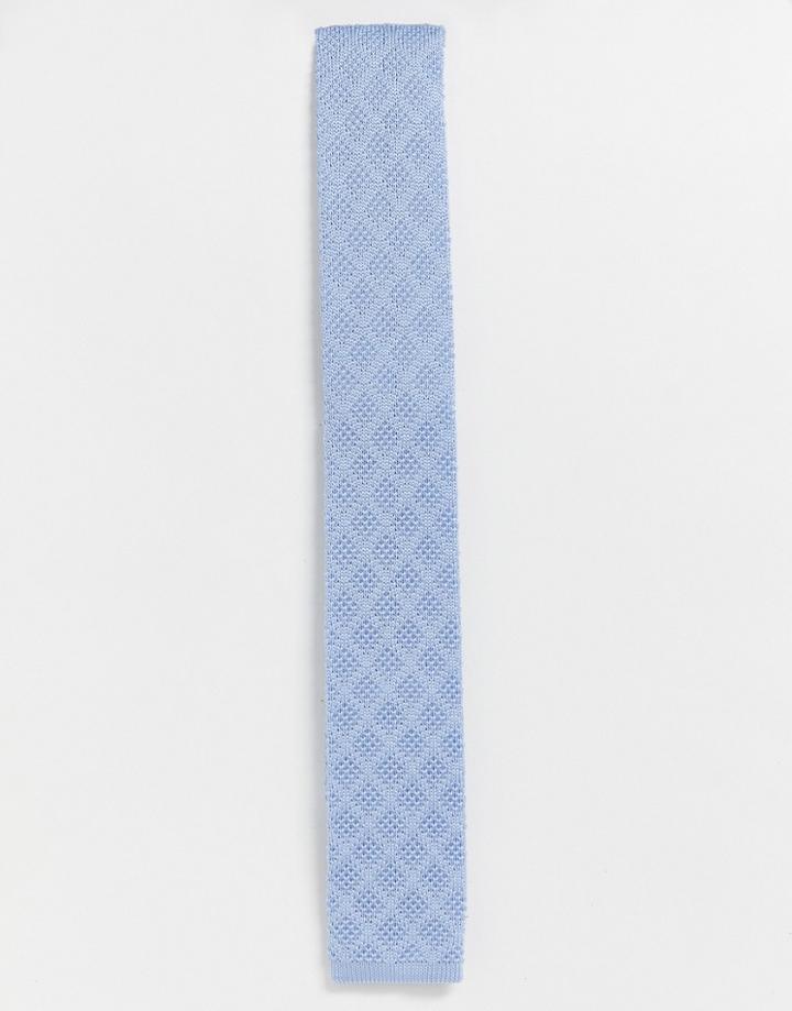 Ben Sherman Knitted Tie-blue