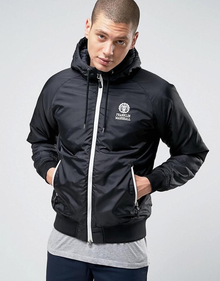 Franklin And Marshall Lightweight Jacket - Black