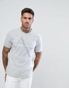 Armani Exchange Ax Logo T-shirt In Gray - Gray