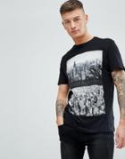 New Look T-shirt With Empire City Print In Black - Black