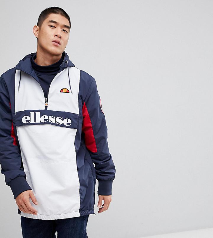 Ellesse Ski Overhead Fleece Lined Jacket - Navy