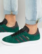 Adidas Originals Gazelle Sneakers In Green Bb5487 - Green