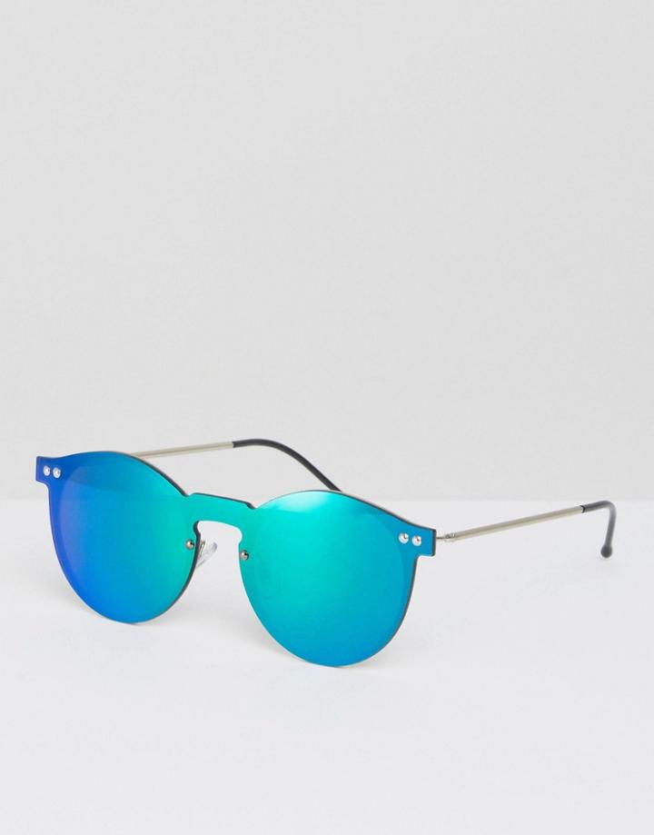 Spitfire Round Sunglasses - Green