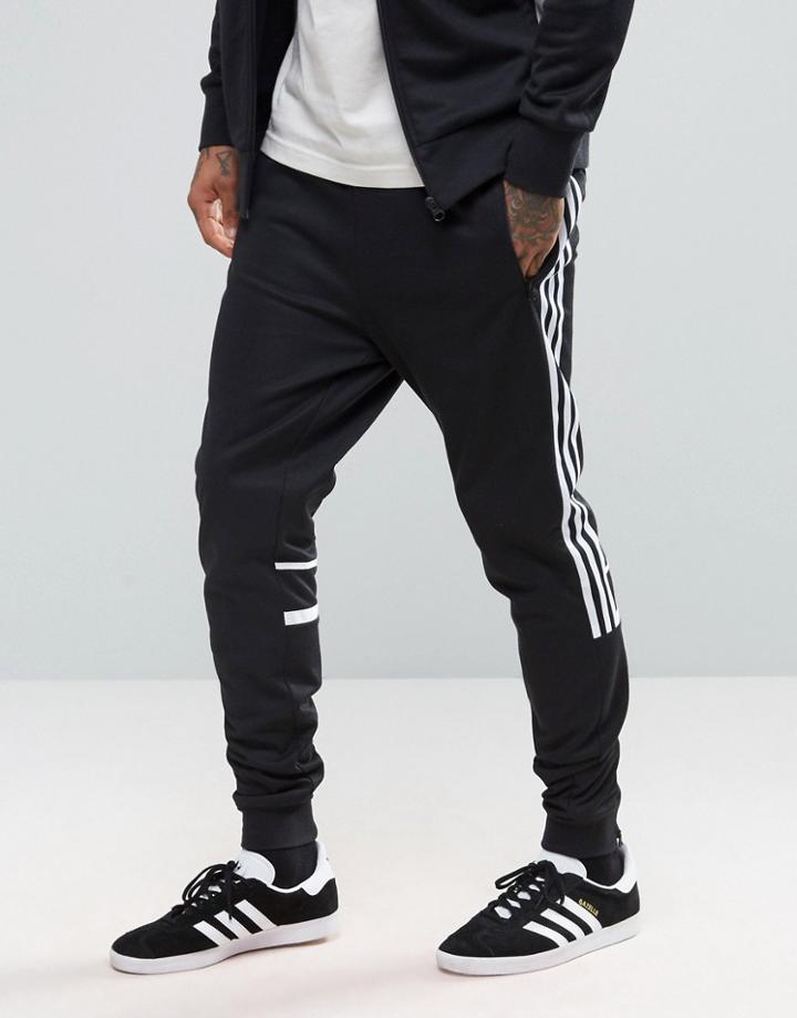Adidas Originals Crl84 Joggers In Black Bk5929 - Black