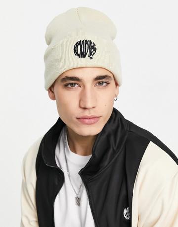 Roadies Beanie In Oatmeal-white