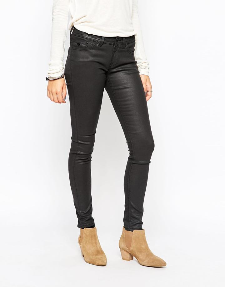 Esprit Coated Skinny Jean - Black