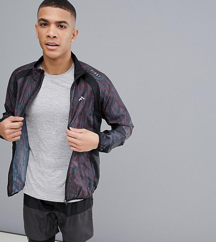 First Running Jacket In Black - Black