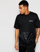 Adidas Originals Longline T-shirt With Oversized Pouch Aj7586 - Black