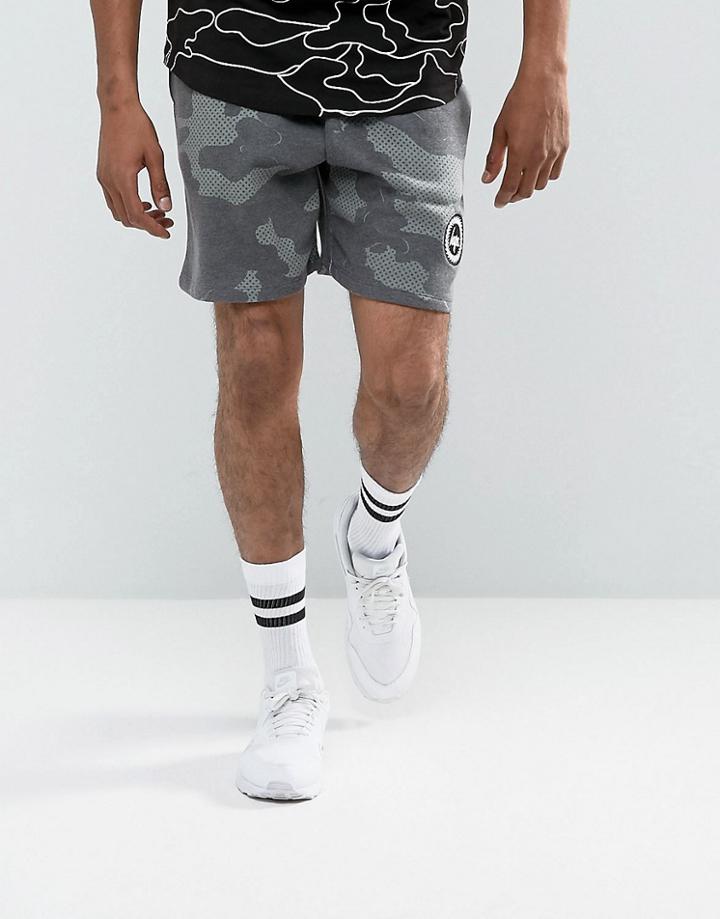 Hype Shorts In Khaki Camo - Green