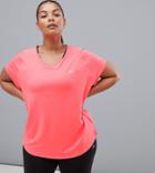 Only Play Curvy Plus Training T Shirt - Pink