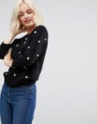 Vero Moda Pom Pom Sweater - Pink