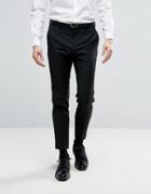 Burton Menswear Skinny Fit Smart Pants - Black