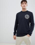 Lee Jeans Chest Logo Long Sleeve Top - Black