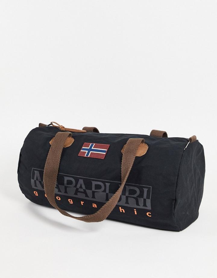 Napapijri Bering Small Duffle Bag In Black