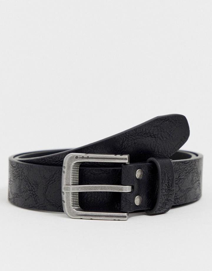 Original Penguin Jeans Belt In Black - Black