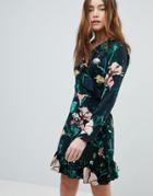 Only Floral Wrap Dress - Multi